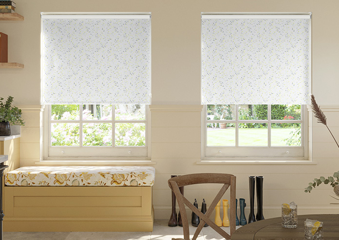 Laurel Leaves, Lemon - Twist&Fit Roller Blind - Image 3